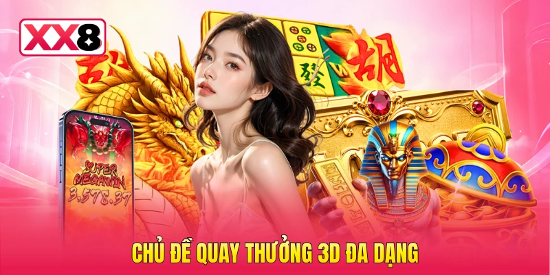Chủ đề quay thưởng 3D đa dạng