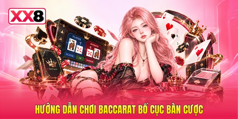Hướng dẫn chơi Baccarat bố cục bàn cược